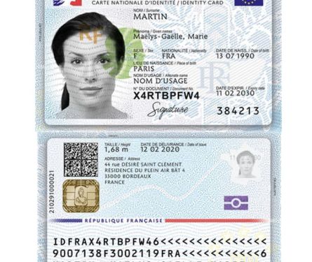 nouvelle cni recto verso