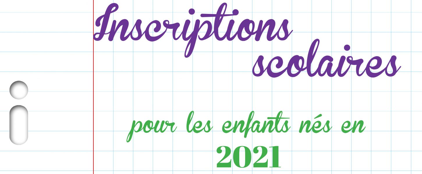 Affiche inscriptions scolaires 2024-2025