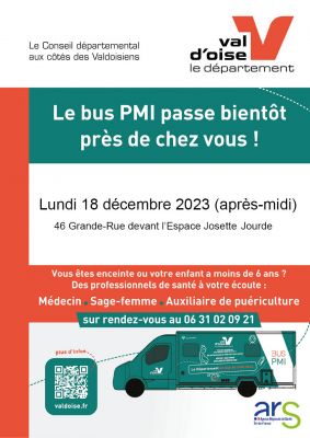 Affiche bus PMI 18 décembre 2023