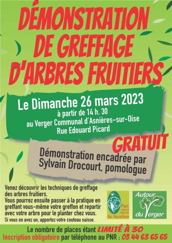 Démonstration de greffage 26 mars 2023