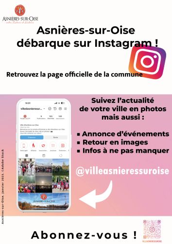 Asnières-sur-Oise débarque sur Instagram
