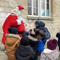 Visite du père Noël dans les écoles 2022