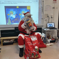Le Père Noël dans les écoles décembre 2023
