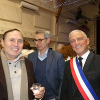 Eric Therry avec Olivier Dupont, maire de Viarmes et Michel Mansoux, maire de Luzarches