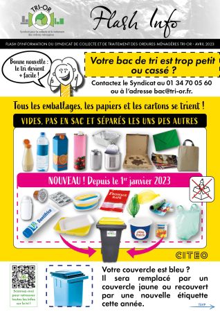 Consignes de tri Tri-Or