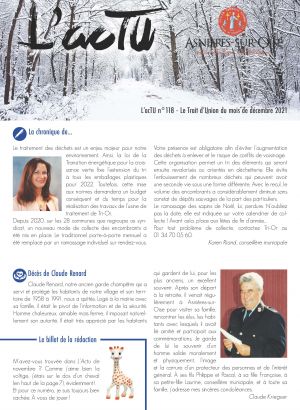 L'Actu 118 décembre 2021