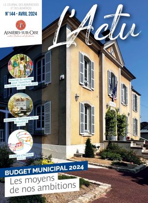 Actu n°144 avril page de couv 2024